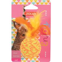 Jouet chat élastique balle